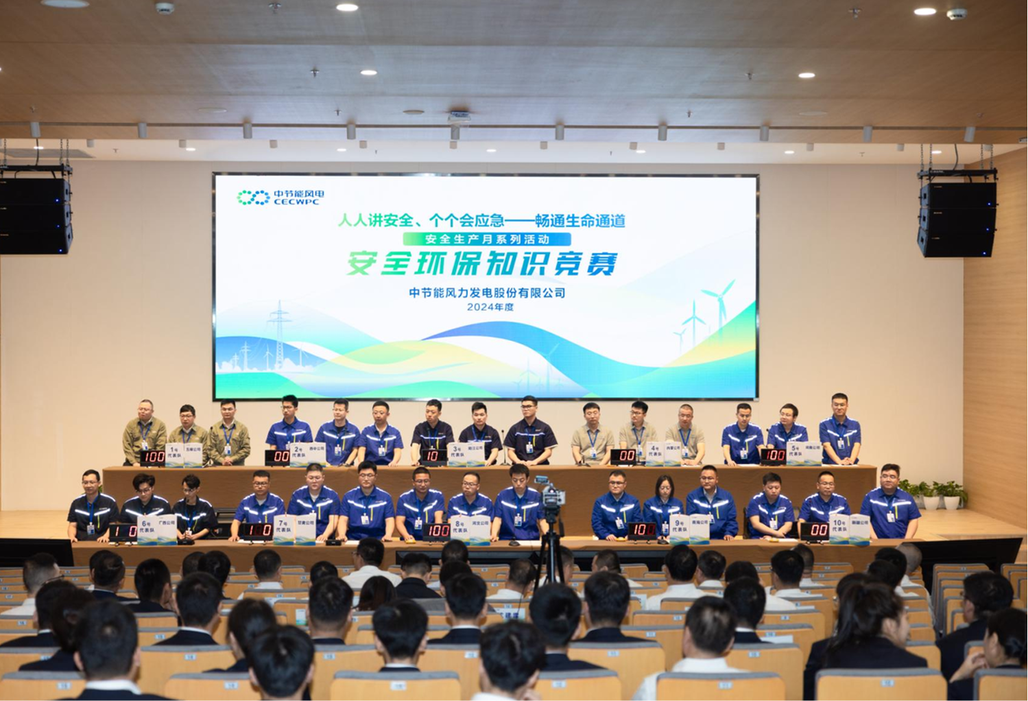 2024年中节风电 安全环保能知识竞赛 （100人）